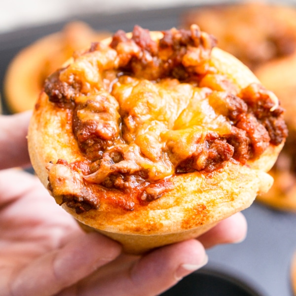 sloppy joe cornbread cups