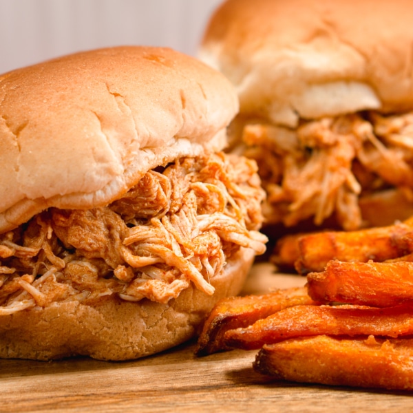 slow cooker buffalo chicken sliders