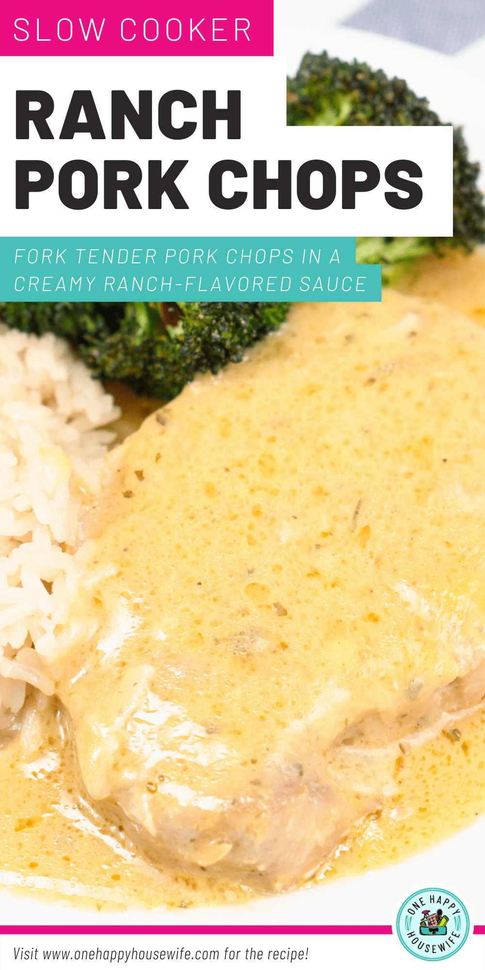 slow cooker ranch pork chops pin