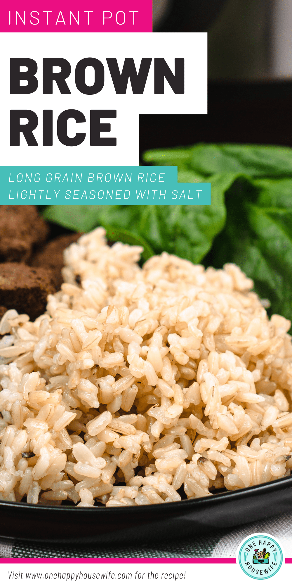 instant pot brown rice pin