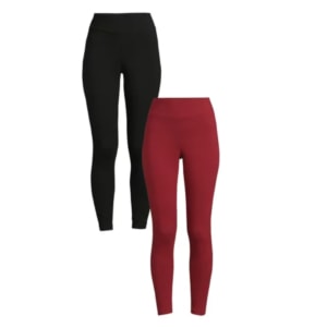 black and red leggings walmart