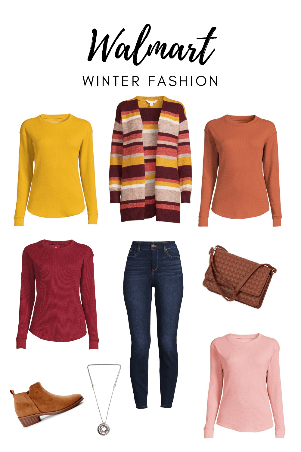 fun winter fashion from walmart pin