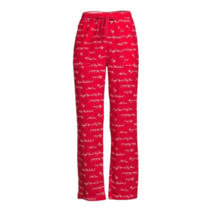 joyspun womens flannel lounge pants brilliant red