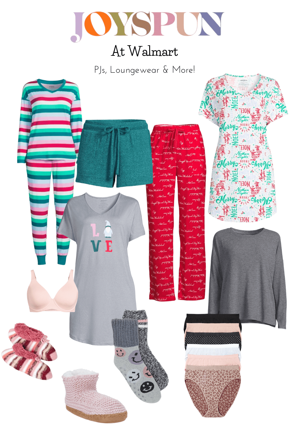 the joyspun collection by walmart pin