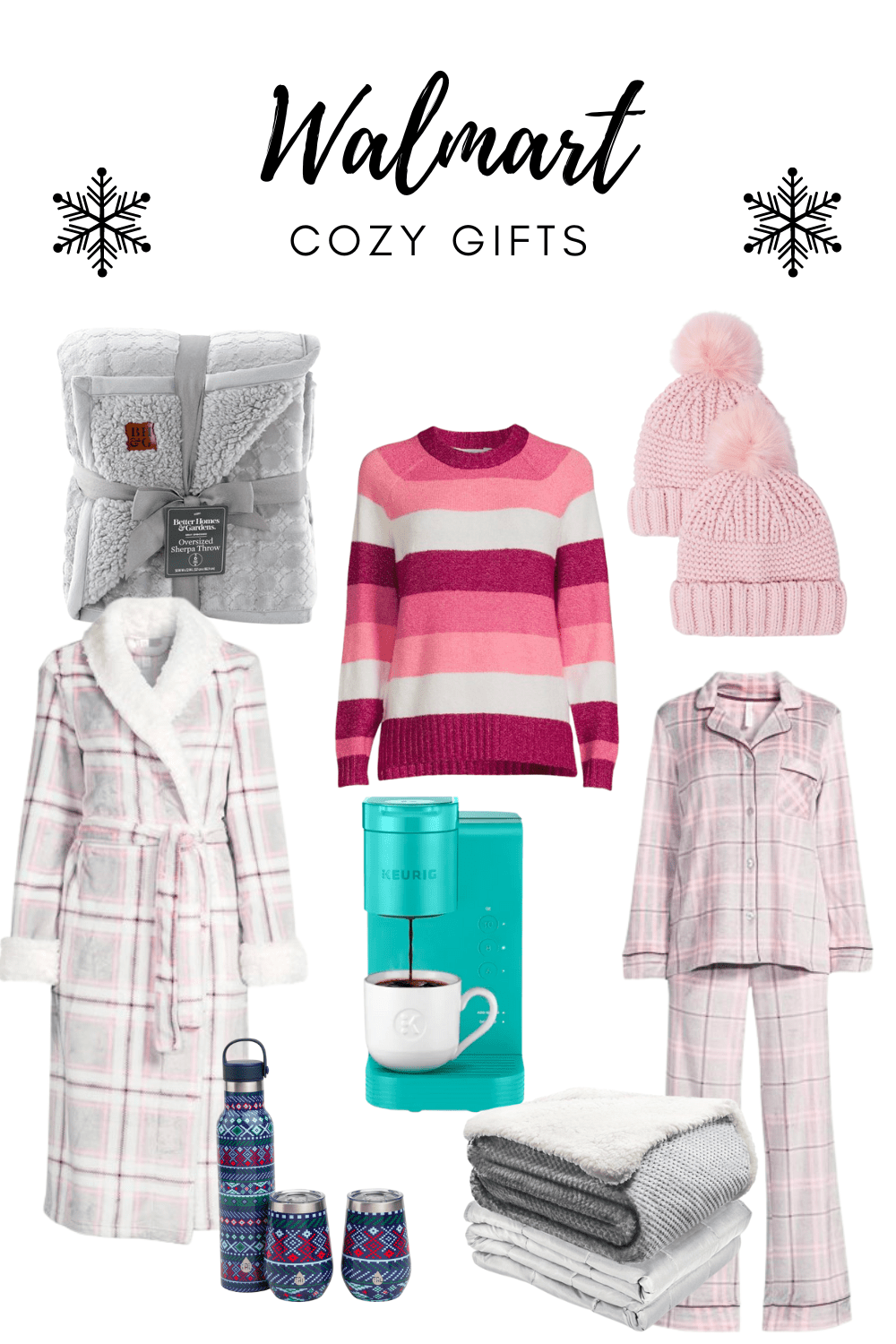 cozy gifts from walmart pin