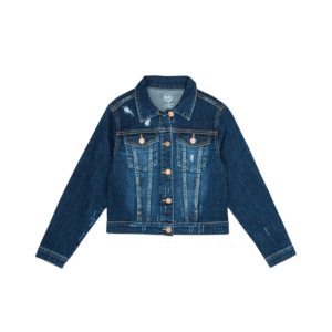 girls denim jacket dark enzyme wonder nation