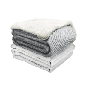 sherpa lb weighted blanket gray tranquility