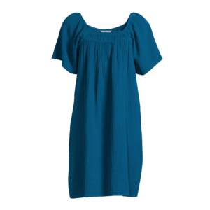 short sleeve mini double cloth dress