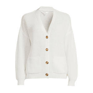 beige cardigan