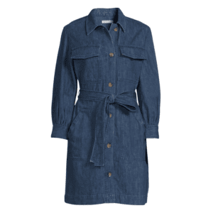 long sleeved jean dress