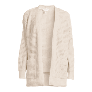 beige cardigan