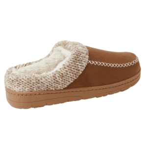cozy brown slippers