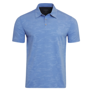 blue collared polo