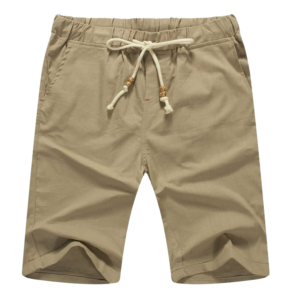mens linen shorts