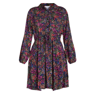 soft shirtdress mini flowered
