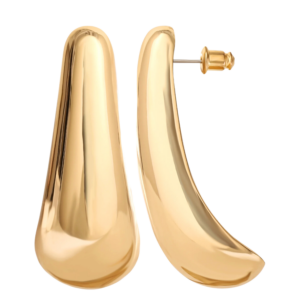 teardrop earrings gold