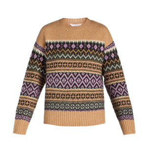 fair isle pullover sweater