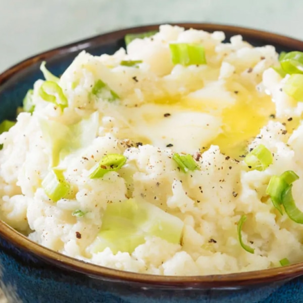 a bowl of irish colcannon