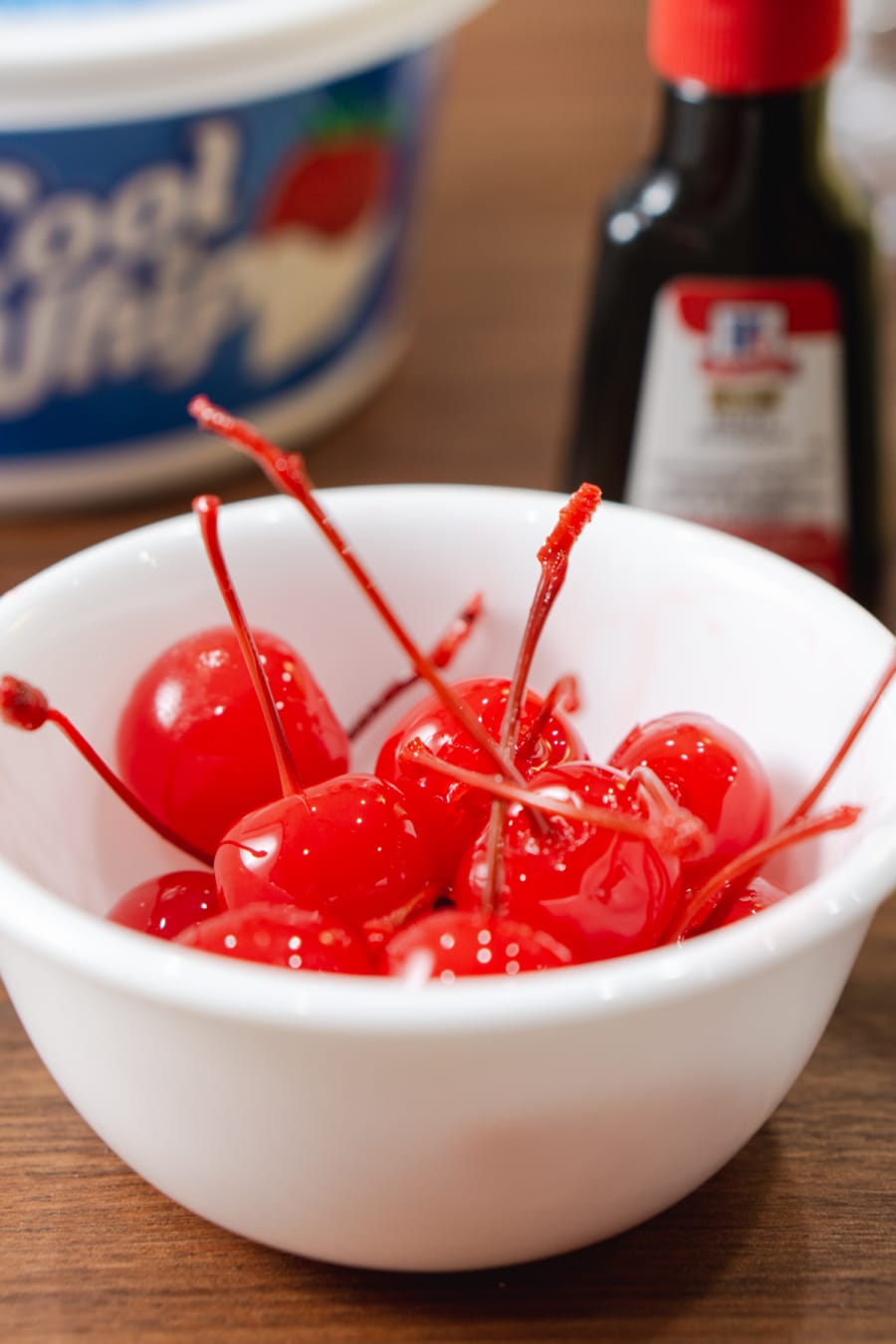 a small bowl of cherries