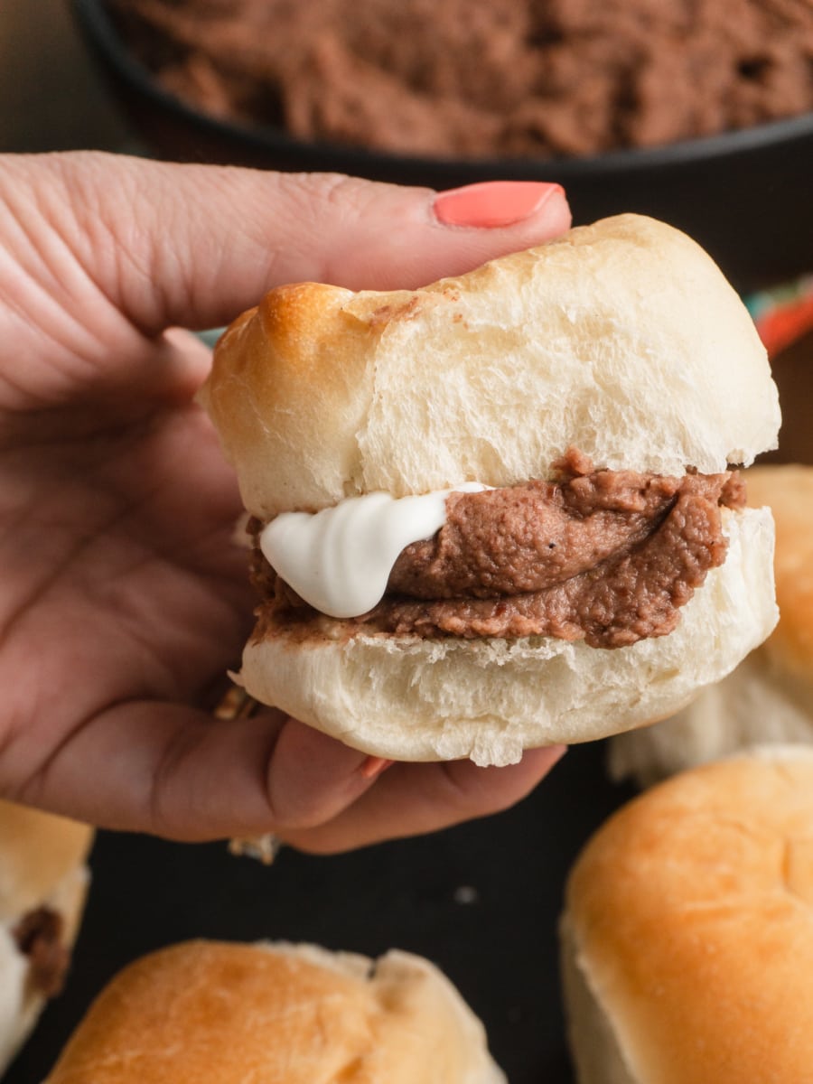 pan con frijoles